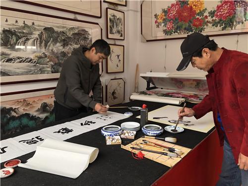 波若密工藝美術品書畫藝術交流筆會在河北唐山圓滿舉行